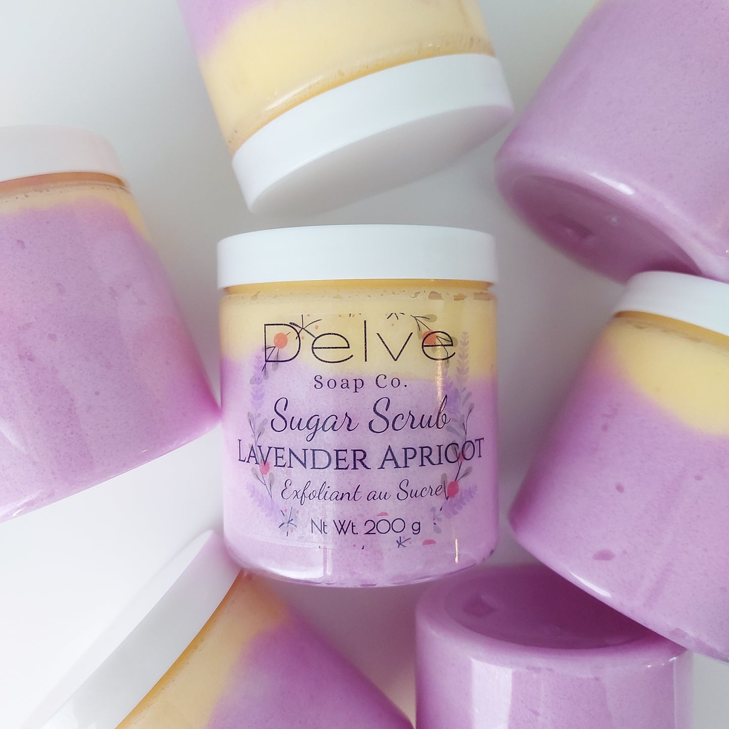 Lavender Apricot Sugar Scrub