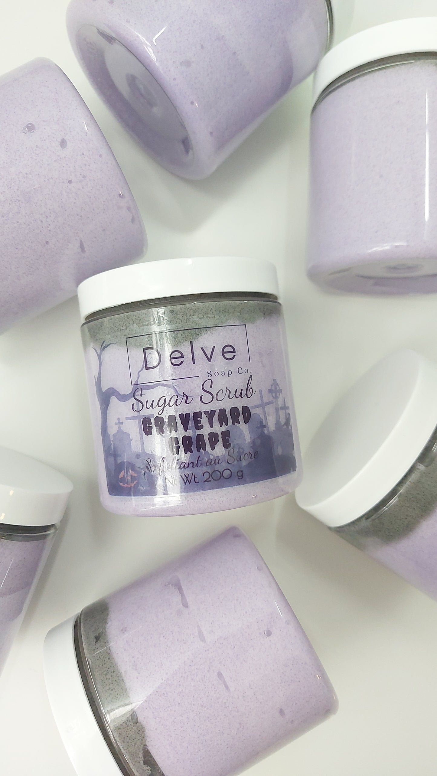 Graveyard Grape Sugar Scrub
