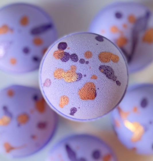 Lavender Apricot Bath Bomb